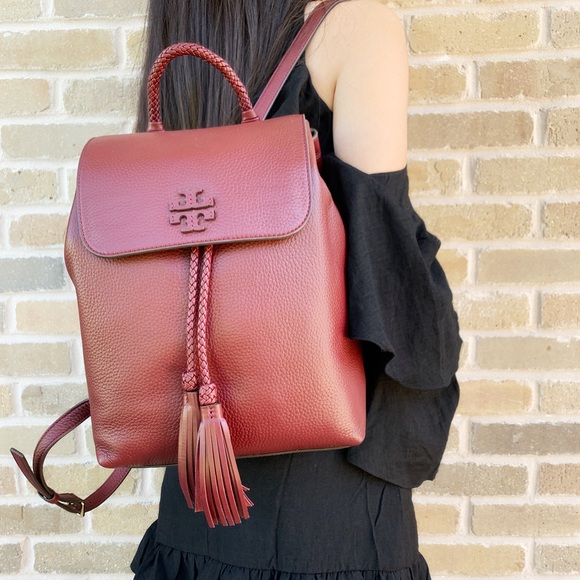 Tory Burch Large Backpack with Tassel - Picture 4 of 8